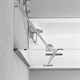 AM.PM Tender Душевая шторка на ванну распашная 80 см, профиль - хром матовый / стекло - прозрачное, 6 мм - фото 274889