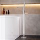 DAMIXA Gala Смеситель для ванны и душа, отдельностоящий, с ручным душем и шлангом, хром - фото 275340