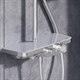 DAMIXA Apollo Душевая система с ванно-душевым ТМС смесителем-полкой, хром - фото 275495