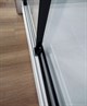ESBANO Muse Кабина душевая квадратная 90x90 см двери раздвижные, профиль - черный матовый / стекло - прозрачное - фото 275581