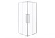 ESBANO Surf Душевое ограждение квадратная 100x100 см двери раздвижные, профиль - хром / стекло - прозрачное - фото 275648