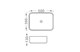 AQUATEK Вега Раковина накладная прямоугольная для установки на столешницу 500*390*130, матовый черный - фото 275852