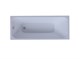 AQUATEK Мия Ванна пристенная прямоугольная без панелей, каркаса и слив-перелива размер 175x70 см, белый - фото 276584