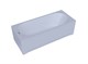 AQUATEK Либерти Ванна пристенная прямоугольная без панелей, каркаса и слив-перелива размер 150x70 см, белый - фото 276617