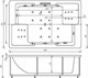 AQUATEK Дорадо Ванна пристенная прямоугольная без гидромассажа с фронтальной панелью с каркасом (вклеенный) со слив-переливом размер 190x130 см, белый - фото 276661
