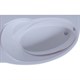 AQUATEK Бетта Ванна пристенная асимметричная L без гидромассажа с фронтальной панелью с каркасом (вклеенный) со слив-переливом размер 170x100 см, белый - фото 276666