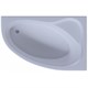 AQUATEK Фиджи Ванна пристенная R асимметричная без панелей, каркаса и слив-перелива размер 170x110 см, белый - фото 276718