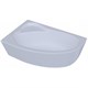 AQUATEK Фиджи Ванна пристенная L асимметричная без панелей, каркаса и слив-перелива размер 170x110 см, белый - фото 276768
