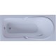 AQUATEK Леда Ванна пристенная прямоугольная без гидромассажа с фронтальной панелью с каркасом (разборный) со слив-переливом (слева)  размер 170x80 см, белый - фото 276793