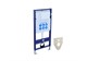 AQUATEK Оберон SET (рама AQUATEK Standard INS-0000012 с клавишей KDI-0000018 и крепежом KKI-0000002+унитаз ОБЕРОН AQ1365T-00 с тонким сиденьем, белый SET AQUATEK ОБЕРОН T KDI18 - фото 276993