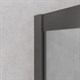 CEZARES Relax 304 Душевой уголок пятиугольный размер 100x100 см двери раздвижные профиль - оружейная сталь / стекло - прозрачное 8 мм - фото 277377