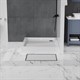 BELBAGNO Душевой поддон квадратный акриловый размер 100x100 см, белый - фото 277557