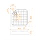 RGW SMC Душевой поддон из стеклопластика квадратный размер 800x800 см, цвет белый 57350188-01 - фото 278141