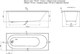 AQUANET Lotos Акриловая ванна Встраиваемая / пристенная прямоугольная с каркасом, размер 170x70 см,белый - фото 278557