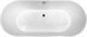 AQUANET Family Stone Ванна из искусственного камня отдельностоящая овальная размер 160x75 см,белый - фото 278584