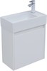 AQUANET Мебель для ванной подвесная Nova Lite 50 белый глянец (с дверецей) - фото 278798