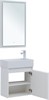 AQUANET Мебель для ванной подвесная Nova Lite 50 белый глянец (с дверецей) - фото 278801