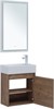 AQUANET Мебель для ванной подвесная Nova Lite 50 дуб рустикальный (с дверецей) - фото 278818