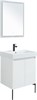 AQUANET Мебель для ванной подвесная / напольная Nova Lite 60 белый глянец (2 дверцы) - фото 278825