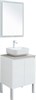 AQUANET Мебель для ванной подвесная / напольная Nova Lite 60 белый глянец (2 дверцы) - фото 278828