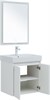 AQUANET Мебель для ванной подвесная / напольная Nova Lite 60 белый глянец (2 дверцы) - фото 278835