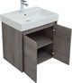 AQUANET Мебель для ванной подвесная / напольная Nova Lite 60 дуб рошелье (2 дверцы) - фото 278846