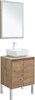 AQUANET Мебель для ванной подвесная / напольная Nova Lite 60 дуб рустикальный (2 дверцы) - фото 278857
