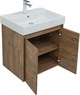 AQUANET Мебель для ванной подвесная / напольная Nova Lite 60 дуб рустикальный (2 дверцы) - фото 278861