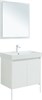 AQUANET Мебель для ванной подвесная / напольная Nova Lite 75 белый глянец (2 дверцы) - фото 278872