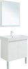 AQUANET Мебель для ванной подвесная / напольная Nova Lite 75 белый глянец (2 дверцы) - фото 278873