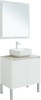 AQUANET Мебель для ванной подвесная / напольная Nova Lite 75 белый глянец (2 дверцы) - фото 278874