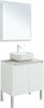 AQUANET Мебель для ванной подвесная / напольная Nova Lite 75 белый глянец (2 дверцы) - фото 278876