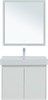 AQUANET Мебель для ванной подвесная / напольная Nova Lite 75 белый глянец (2 дверцы) - фото 278880
