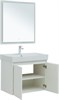 AQUANET Мебель для ванной подвесная / напольная Nova Lite 75 белый глянец (2 дверцы) - фото 278881