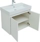 AQUANET Мебель для ванной подвесная / напольная Nova Lite 75 белый глянец (2 дверцы) - фото 278883