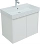 AQUANET Мебель для ванной подвесная / напольная Nova Lite 75 белый глянец (2 дверцы) - фото 278884