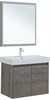 AQUANET Мебель для ванной подвесная / напольная Nova Lite 75 дуб рошелье (2 дверцы) - фото 278886