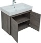AQUANET Мебель для ванной подвесная / напольная Nova Lite 75 дуб рошелье (2 дверцы) - фото 278892