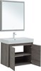 AQUANET Мебель для ванной подвесная / напольная Nova Lite 75 дуб рошелье (2 дверцы) - фото 278898