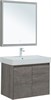 AQUANET Мебель для ванной подвесная / напольная Nova Lite 75 дуб рошелье (2 дверцы) - фото 278899
