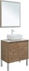 AQUANET Мебель для ванной подвесная / напольная Nova Lite 75 дуб рустикальный (2 дверцы) - фото 278904