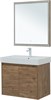 AQUANET Мебель для ванной подвесная / напольная Nova Lite 75 дуб рустикальный (2 дверцы) - фото 278908