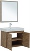 AQUANET Мебель для ванной подвесная / напольная Nova Lite 75 дуб рустикальный (2 дверцы) - фото 278911