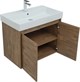 AQUANET Мебель для ванной подвесная / напольная Nova Lite 75 дуб рустикальный (2 дверцы) - фото 278913