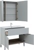 AQUANET Мебель для ванной напольная напольнаяАлвита New 100 1 ящик, 2 дверцы, серый - фото 279068
