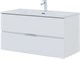 AQUANET Мебель для ванной подвесная Алвита New 100 2 ящика, белый матовый - фото 279093
