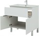 AQUANET Мебель для ванной напольная напольнаяАлвита New 80 1 ящик, 2 дверцы, белый матовый - фото 279320