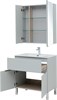 AQUANET Мебель для ванной напольная напольнаяАлвита New 80 1 ящик, 2 дверцы, серый - фото 279349
