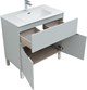 AQUANET Мебель для ванной напольная напольнаяАлвита New 80 1 ящик, 2 дверцы, серый - фото 279354