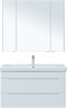 AQUANET Мебель для ванной подвесная София 105 белый глянец (2 ящика) - фото 279808